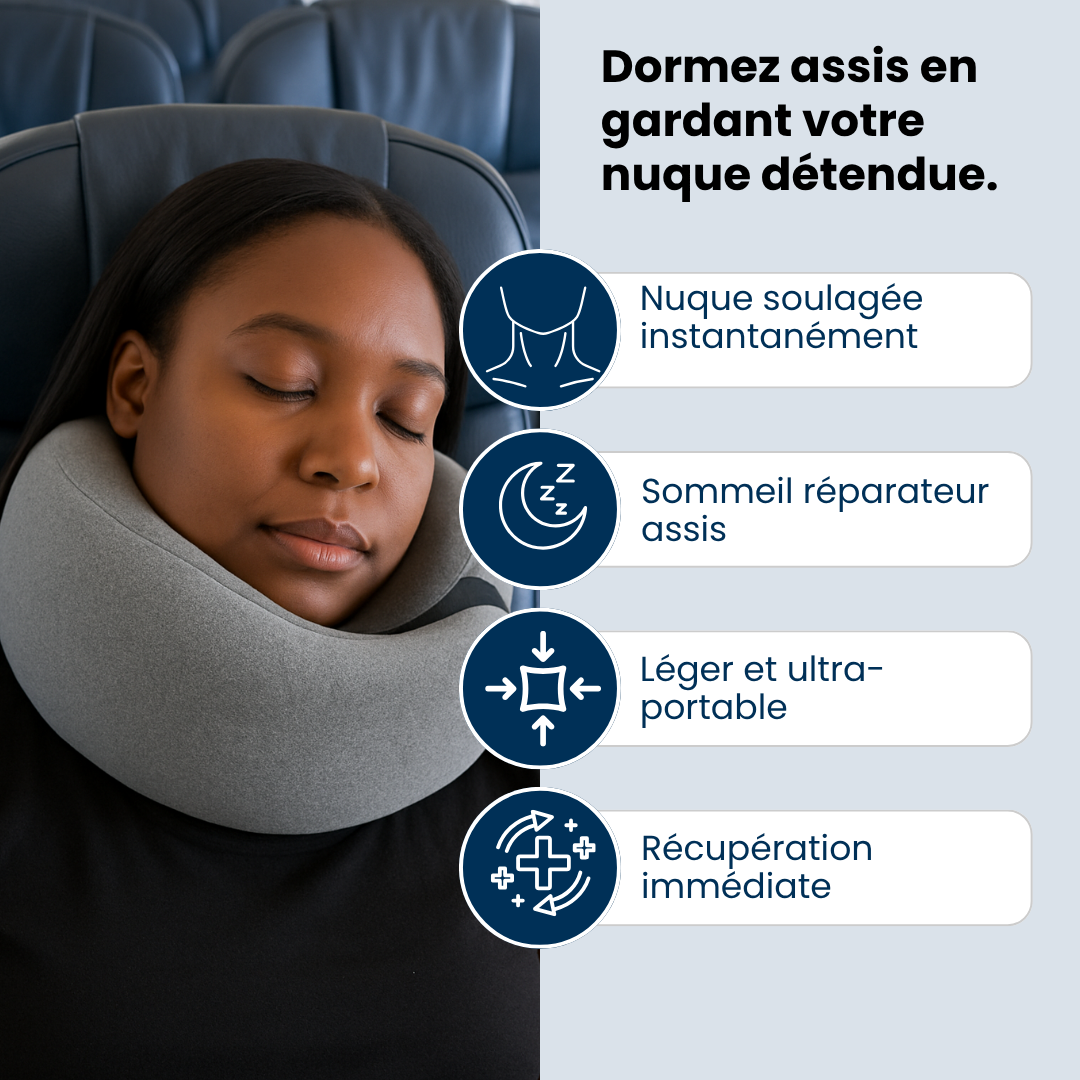 Coussin de voyage pour dormir confortablement